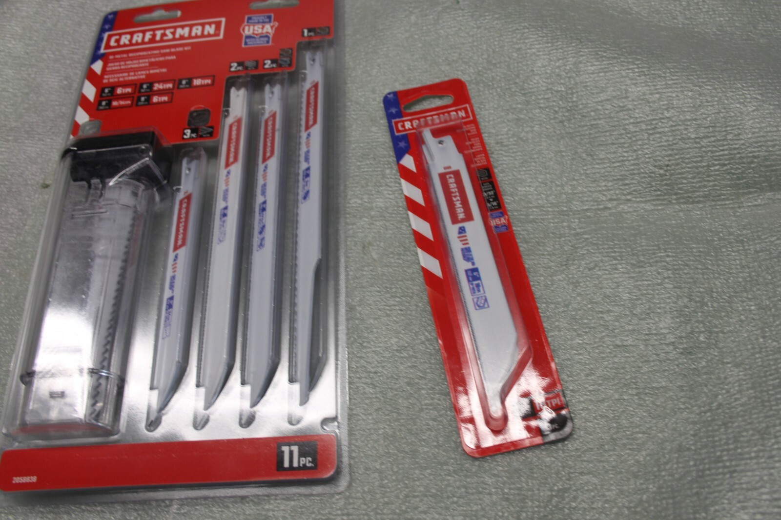 Craftsman 2058838 11pc Bimetal Reciprocating Saw Blade Kit for sale