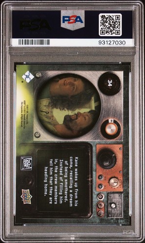2017 Upper Deck Alien Movie - Silver Foil 34 - Kane Awakes - PSA 10 GEM MINT - Picture 4 of 4