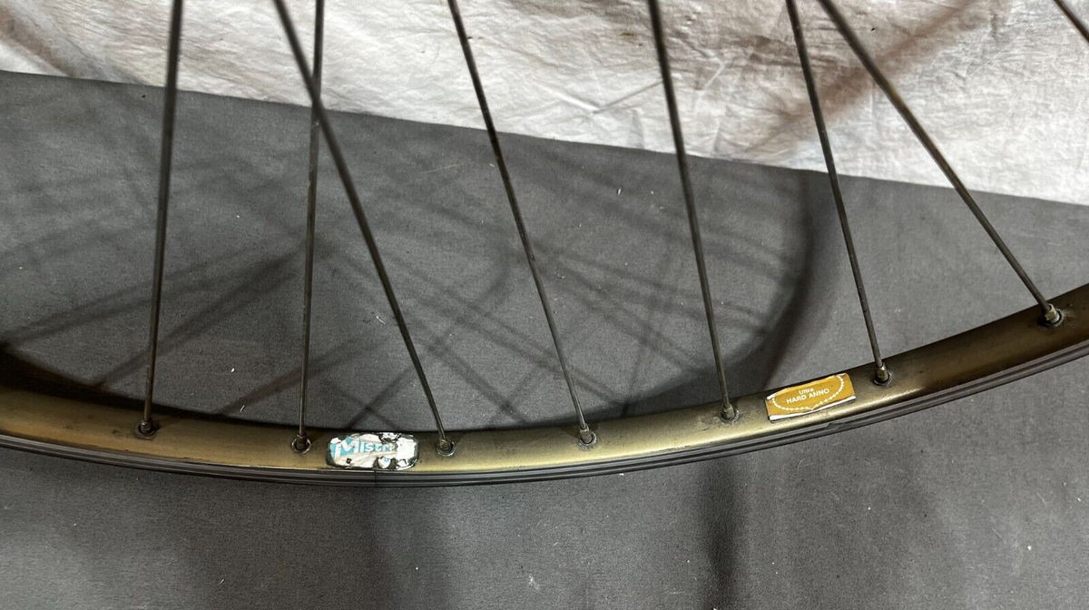 Sun Mistral OLD MTB90s ２６インチUSA製　32H Vintage Sun Mistral 36-spk Gold Ultra Hard Anno 700C Front Wheel
