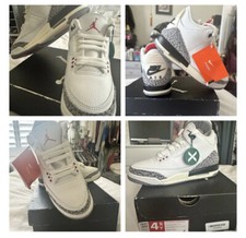 Air Jordan 3 Retro White Cement Reimagined GS Size 6 Women  s / 4.5 Youth