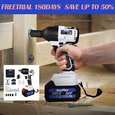 21v Brushless Electric Impact Wrench Gun 12 Cordless Drill 420nm Power Tools