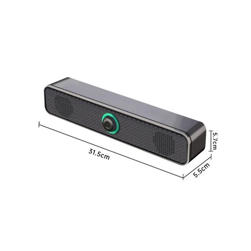 Wired Plug-In Speaker For Desktop Computer, Desktop Laptop, External Device - Afbeelding 15 van 15