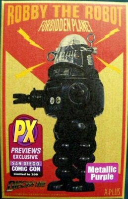 SDCC 2013 ROBBY the ROBOT DIE-CAST FIGURE PURPLE LIMITED 200 Ultra