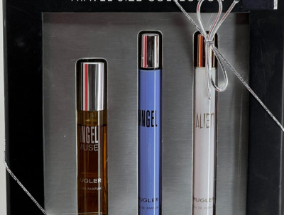 Mugler 3 PC Eau To Go VALUE Set EDP Spray Alien Angel Muse SPRING SALE