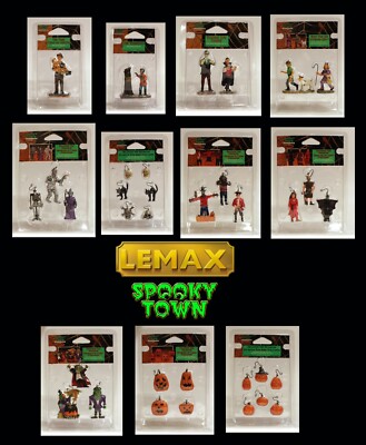 Lemax Spooky Town RETIRED Figures,Tree Decorations-Your Choice-Combined Shipping