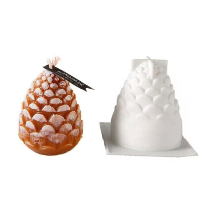 Weihnachten Tannenzapfen Kerzenform Aromatherapie Silikonform Seife Wachs Xmas Basteln