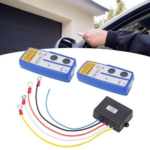 12V 24V Recovery Wireless Winch Remote Control Kit For Truck ATV SUV 75ft - Picture 6 of 24