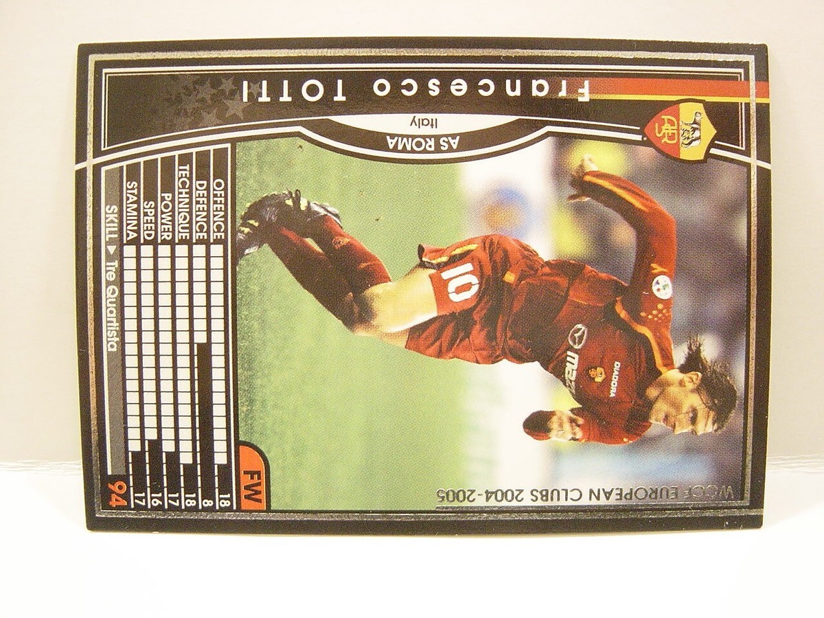 Panini WCCF 2004-05 Francesco Totti 1976 Italy No.10 AS Roma Italy