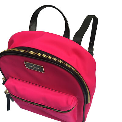 Kate Spade Wilson Road Pink Small Backpack Nylon Leather NEW  display picture 1