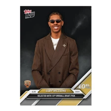 Cody Williams - 2024 TOPPS NOW Basketball Card D-7 - Draft Night RC