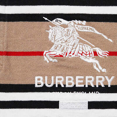 Supreme x Burberry Rugby Beige (SS22) Polo Long Sleeve Shirt Supreme x Burberry Rugby Beige (SS22) Polo Long Sleeve Shirt