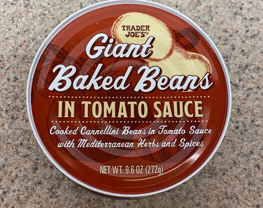 Trader Joe's Giant Baked Beans In Tomato Sauce 9.6 Ounce ( 6 PACK