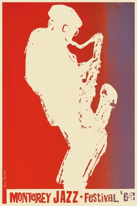 Monterey Jazz Festival POSTER 1964 Miles Davis Dizzy Gillespie