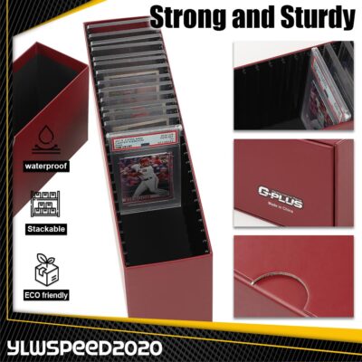 Slotted Graded Card Box For PSA Certified Slabs Storage Case MTG Pokemon | eBay Slotted Graded Card Box For PSA Certified Slabs Storage Case MTG Pokemon | eBay