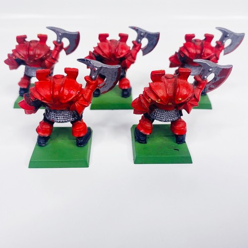 1994 5x Warhammer 2nd Ed./Edition Chaos Warrior Paint Set plastic + painted - Picture 6 of 7