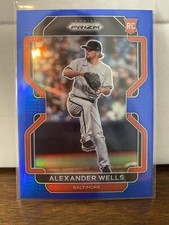 Alexander Wells 2022 Prizm Baseball Base Blue #38 - Baltimore Orioles