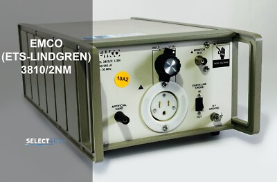 EMCO 3810/2 NM LISN LINE IMPEDANCE STABILISATION NETWORK ***LOOK*** (REF.: 791N)