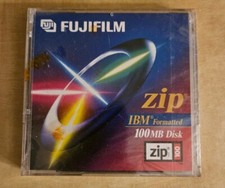 FujiFilm Zip Disk 100 MB - IBM format - New Factory Sealed