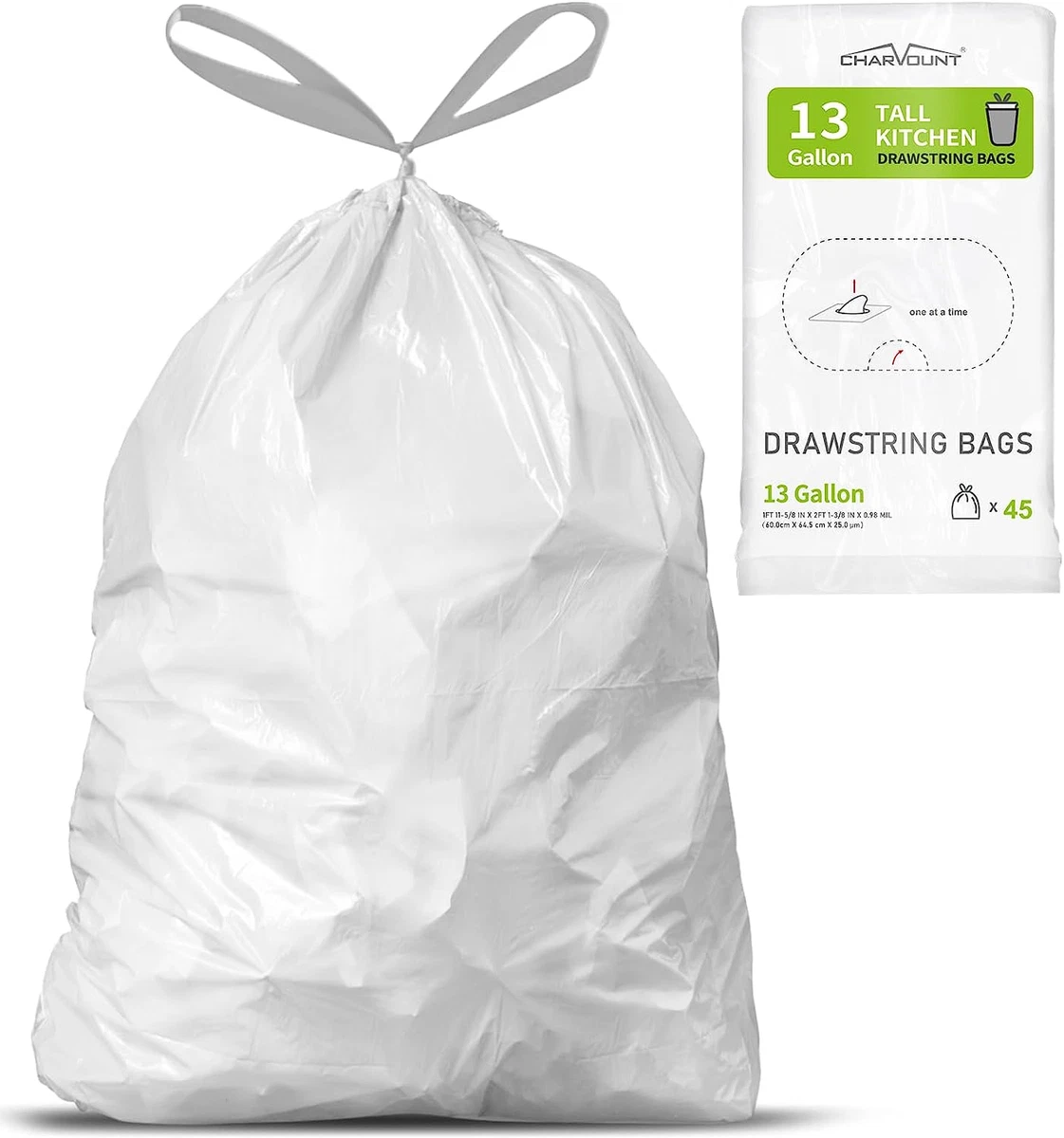 Translucent 2024 trash bags