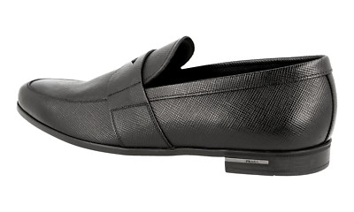 Prada Men\'s 2DE072 Saffiano Leather Loafers Prada Saffiano Leather Penny Loafer | Neiman Marcus main image 4