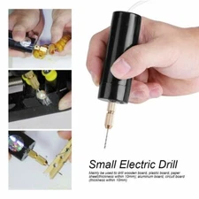 Micro Mini Hand Drill Bits Small Electric Drill Tool Set Portable USB Power