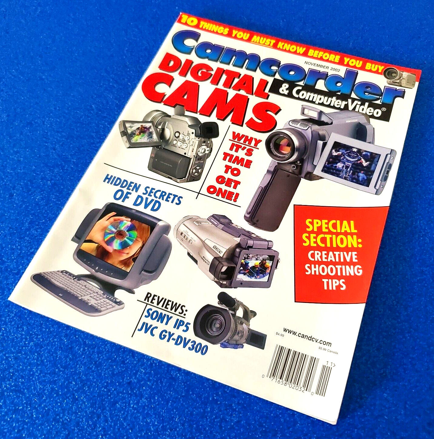 CAMCORDER & COMPUTER VIDEO DIGITAL CAMS WHY IT'S TIME TO GET ONE! NOVEMBER 2002-image