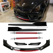 For Cadillac CTS CTS Front Bumper Lip Spoiler Splitter Rear Lip Side Skirt Gloss