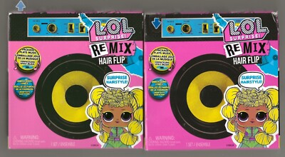 #ad LOL Surprise Remix Hair Flip Dolls 15 Surprises Hair Reveal Lot of 2 New $5.48