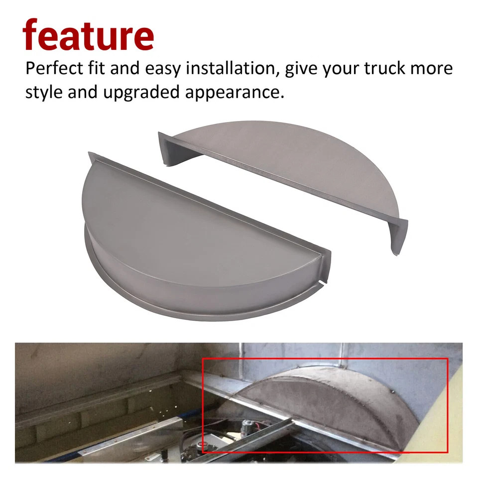 Pair of Wheel Tubs Zinc Fit For Chevy Chevrolet 1947-1954 Pickup Truck - Image 2 of 4