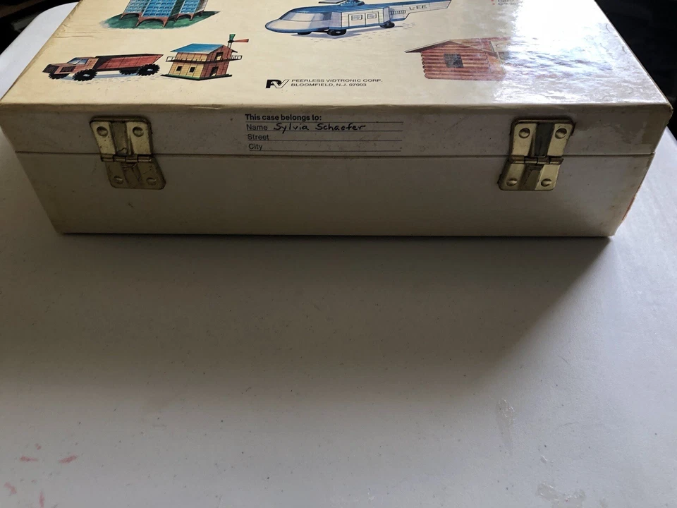 CONSTRUCTION SET STORAGE CASE — VINTAGE 70s Peerless Vidtronic Corp LEGO & MORE - Image 2 of 4