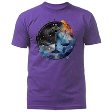 Libra Zodiac Sign Horoscope Astrological Graphic T-shirt