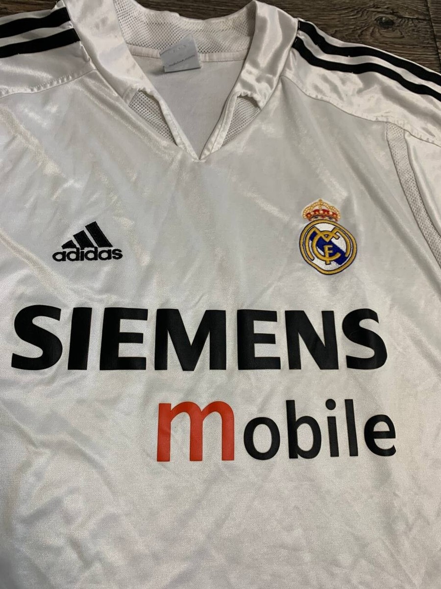 Vintage 2004/05 Real Madrid Home Football JERSEY LAGE men