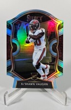 2020 Select Keshawn Vaughn RV Light Blue Prizm Die Cut Concourse #73 Bucs Rookie