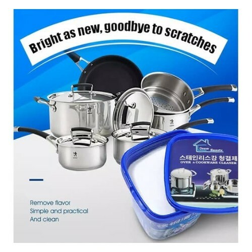 2x Stainless Steel Kitchen Cookware Cleaner Beauty Non Toxic Rust Remove Greaser for sale online