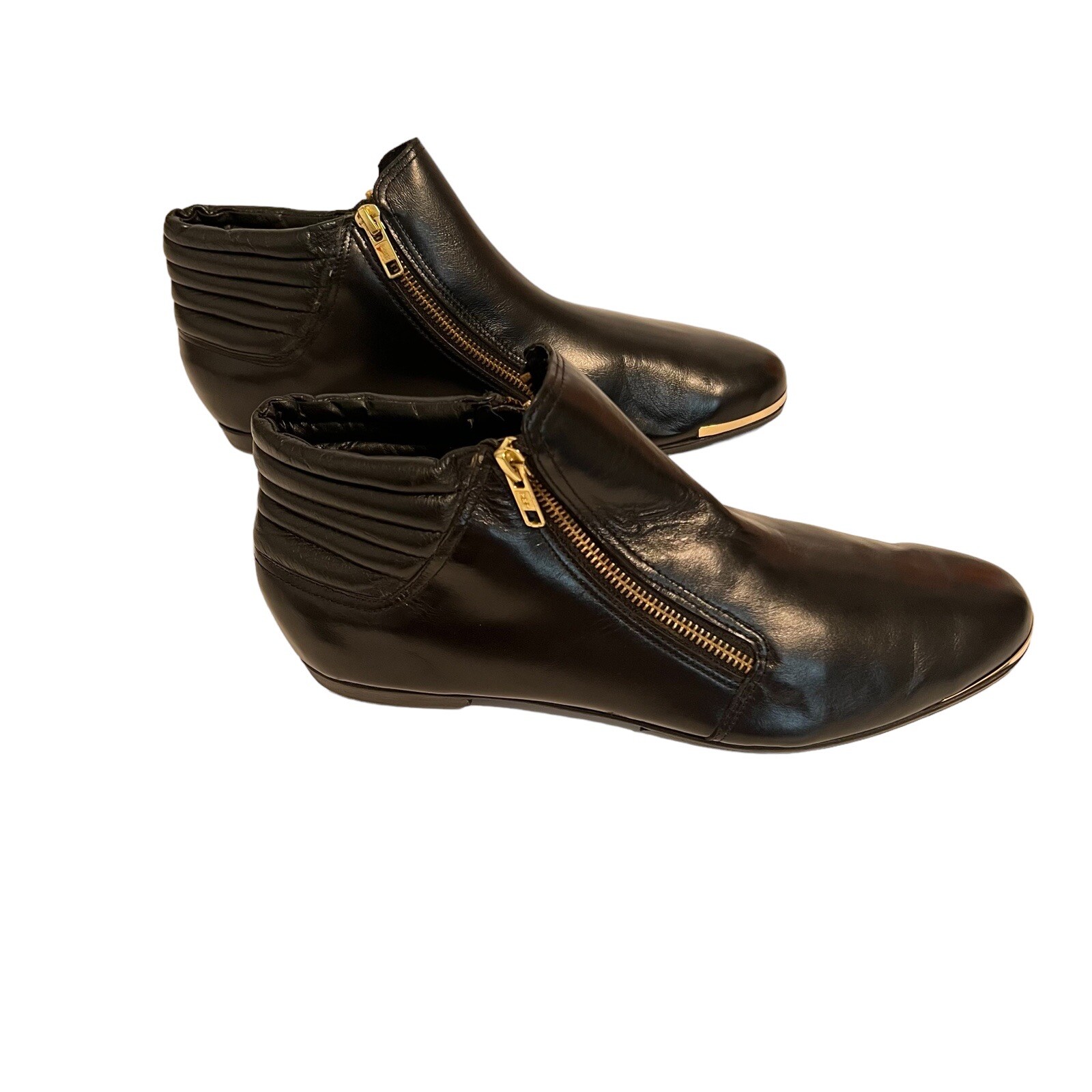 Febo Josefina Basso Double Zip Ankle Boots Women Size 42 Eur US 11 Black |  eBay