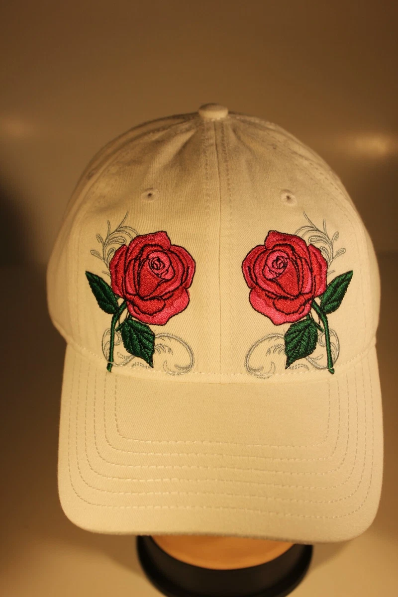 Red rose baseball cap hotsell