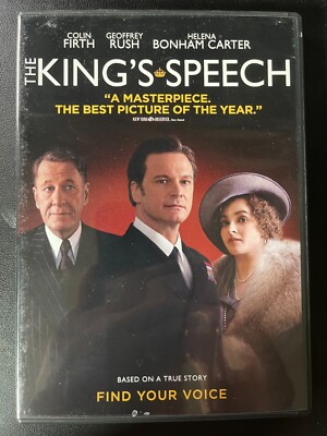 * The King's Speech - Geoffrey Rush - Helena Bonham Carter - Very Good DVD
