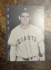 BOBBY THOMSON 1994 Upper Deck Card #58 From Ken Burns BASEBALL Factory Set 
