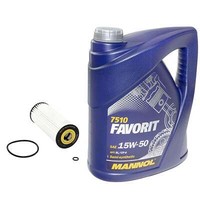 MotoröL Set 15W50 Api Sl Cf 5 Liter ÖLfilter SH420L FüR Audi A4 Seat Skoda Vw Lt
