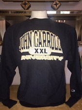 VINTAGE JOHN CARROLL CHAMPION REVERSE WEAVE CREWNECK SWEATSHIRT made in USA