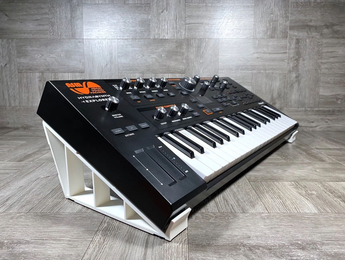 25º Stand for ASM Hydrasynth Explorer Synthesizer - color WHITE