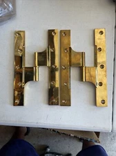 P E Guerin 5x81 1/2 Solid Brass Hinges LH/RH