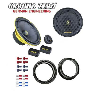 Ground Zero Auto SPL Lautsprecher System 16,5cm für VW Golf IV 1997-2003