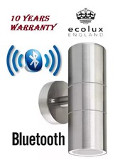 Image of Modern Double Up Down Stainless Steel Wall Spot Light GU10 Waterproof Wall Light