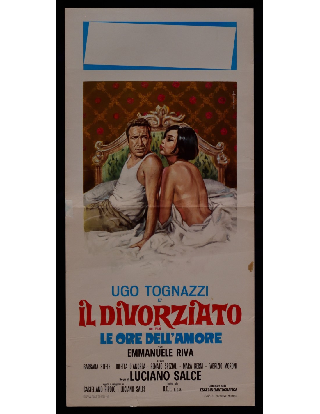 Locandina originale film Le ore dell'amore (1963) - Regia di Luciano Salce