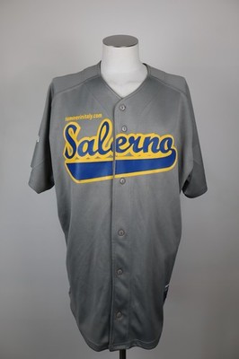 Macron Baseball Shirt Salerno N 9 2XL Uomo T-Shirt Sport Manica Corta