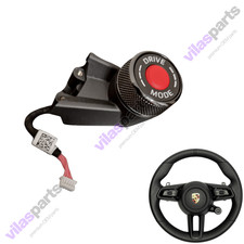 PORSCHE steering wheel RED turbonite drive mode button controller 992 911 Cayenn