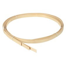 3 Roll Bamboo Strips for Weaving,0.59"x10ft Basket Weaving Supplies 1.2mm Thick
