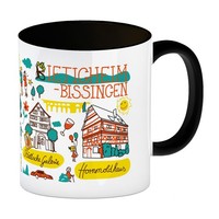 Bietigheim-Bissingen Wimmelbild Kaffeebecher In Schwarz