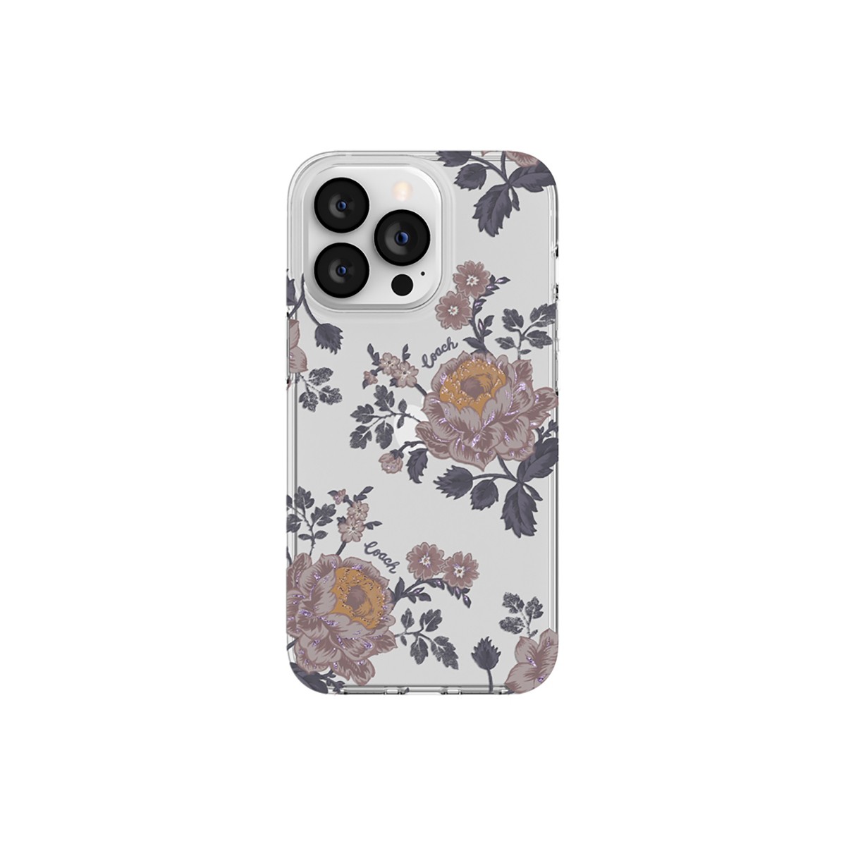 Coque Coach iPhone 13 Pro imprimé floral multicolore Moody